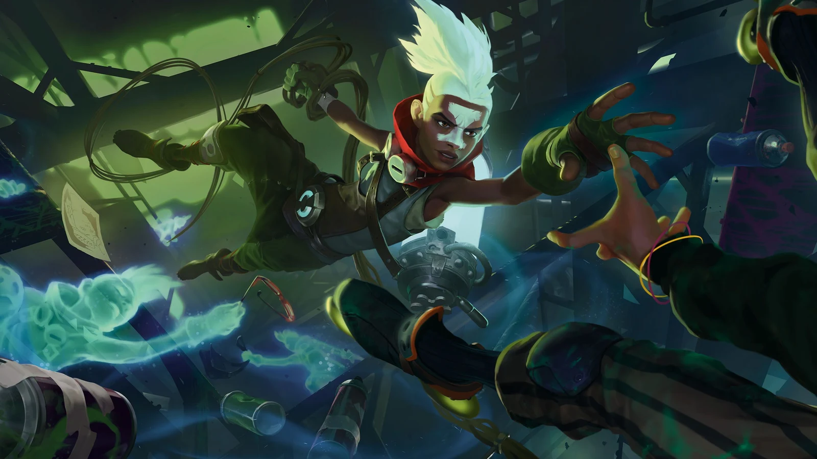 Ekko, Recurrent artwork from Riot Games’ September Riftbound ban announcement